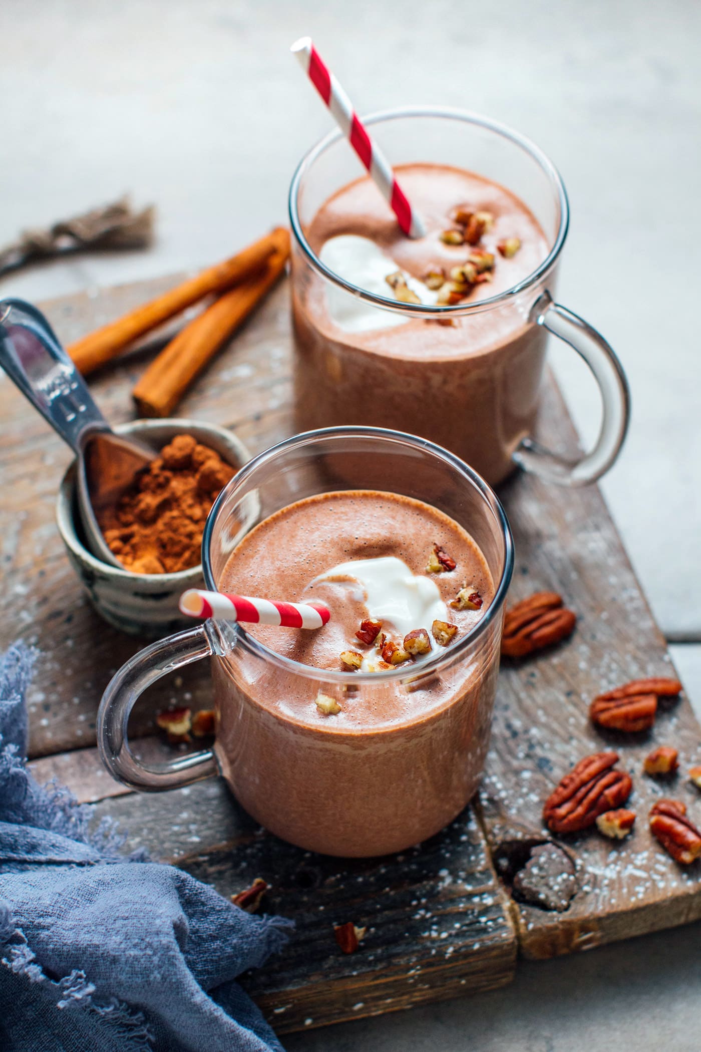 Spiced Pecan Hot Chocolate