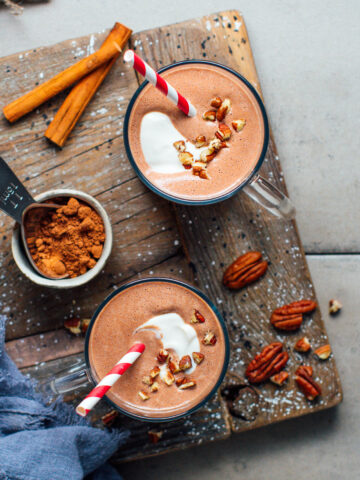 Spiced Pecan Hot Chocolate