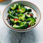 Spicy Pickled Cucumber