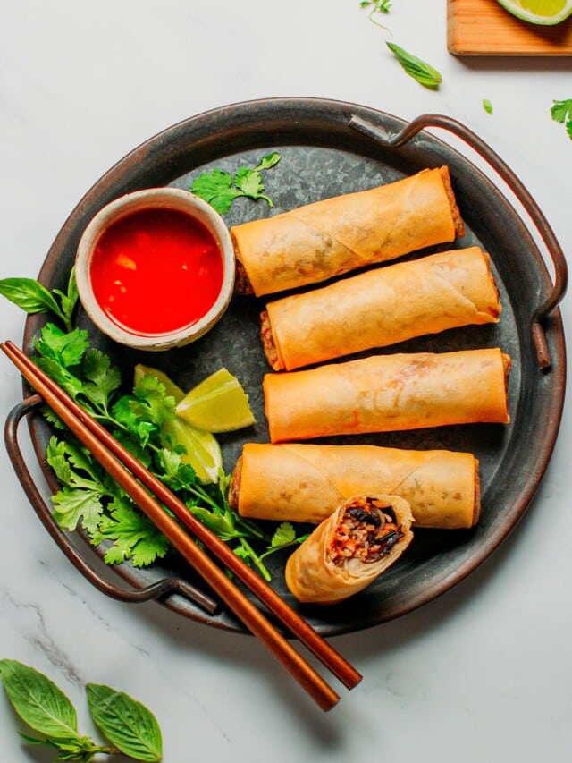 Vegan Egg Rolls (Vietnamese Inspired!)