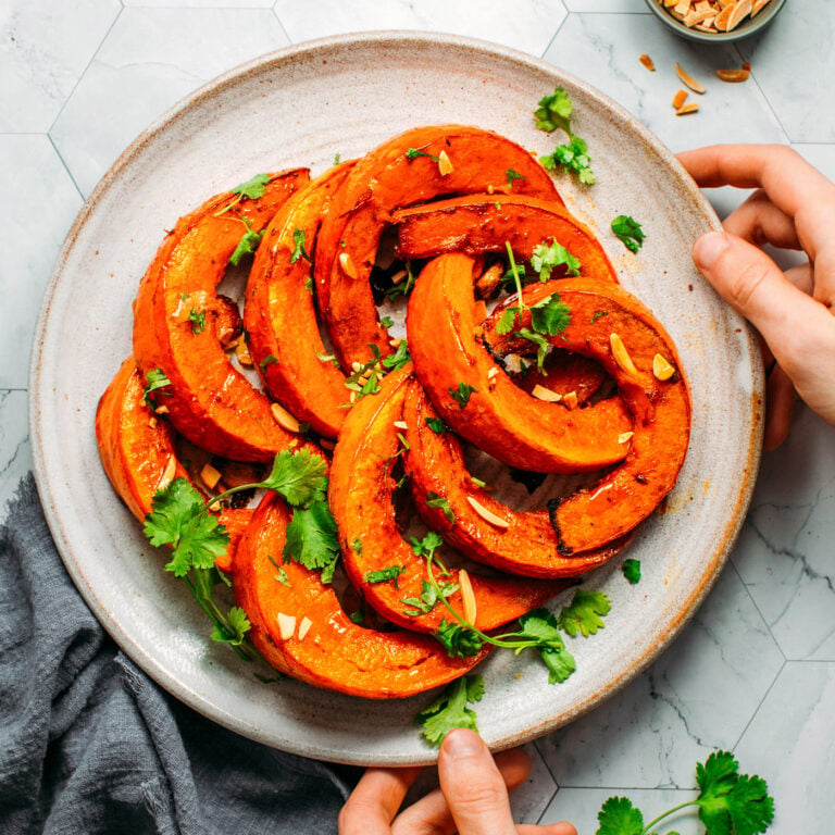 Smoky Garlic Roasted Pumpkin