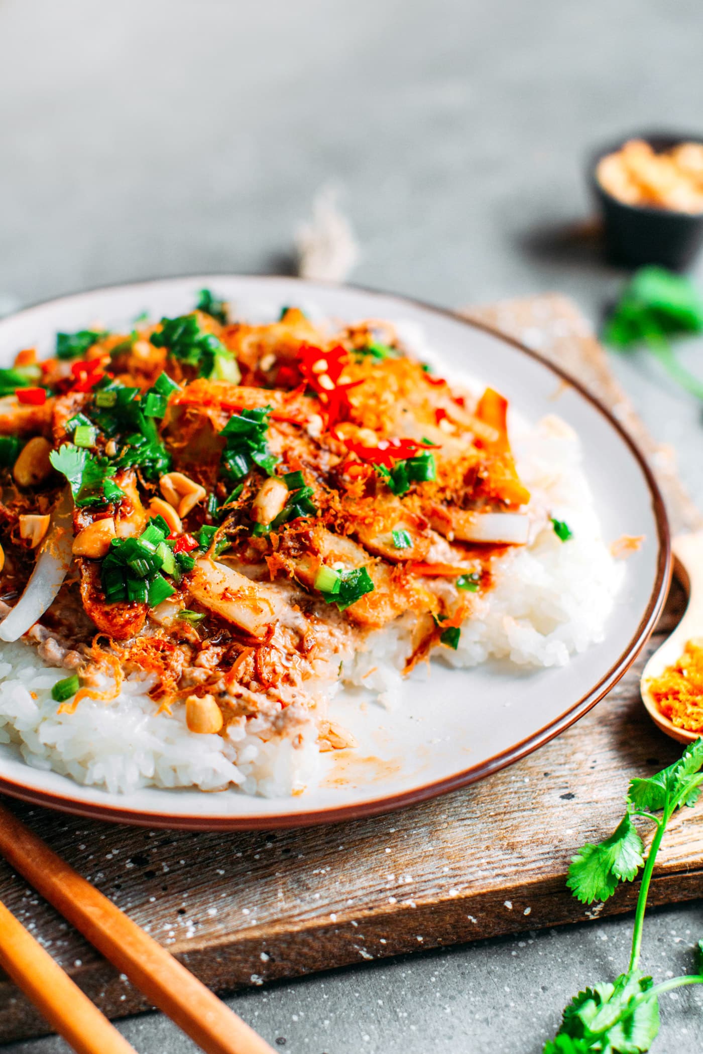 Vietnamese Savory Sticky Rice (Xôi Mặn)