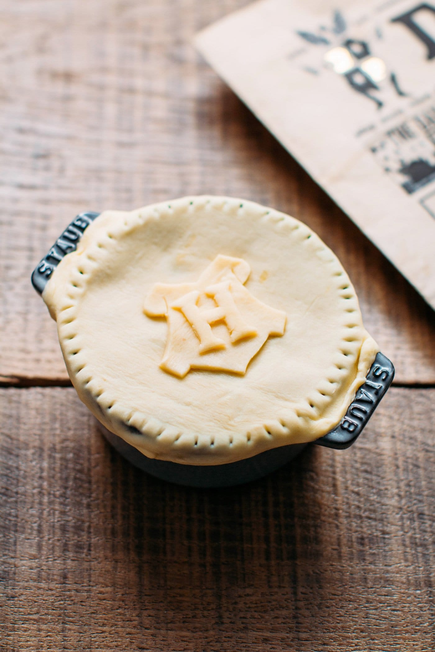 Hogwarts' Butter Mushrooms Pot Pie