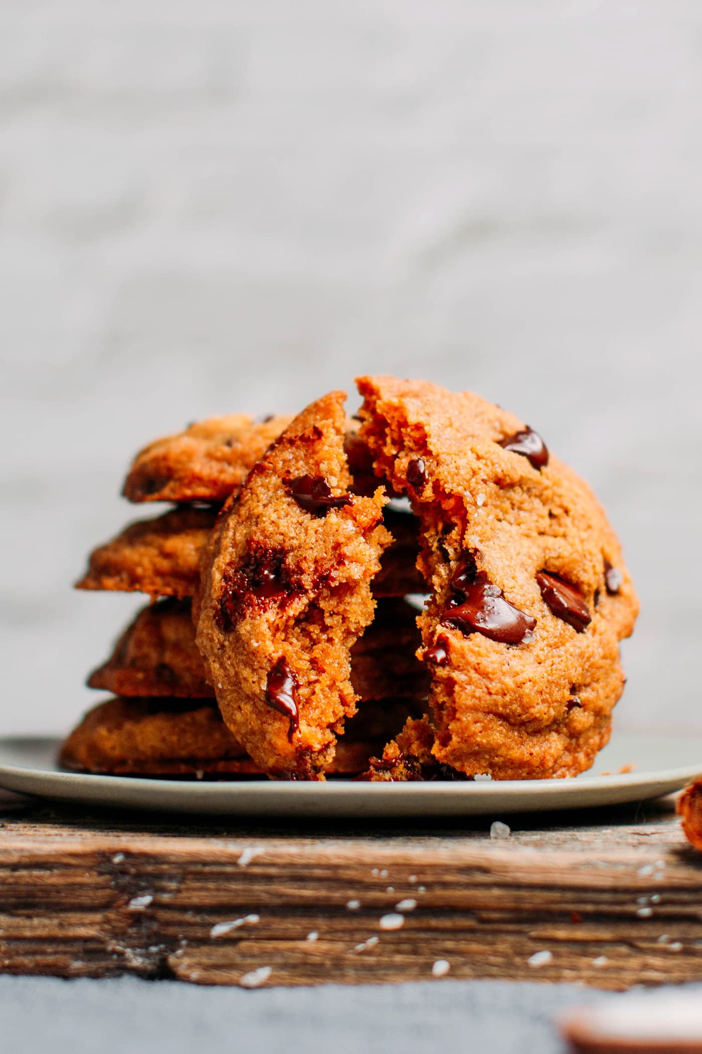 Vanilla Chocolate Chip Cookies (Vegan + GF)