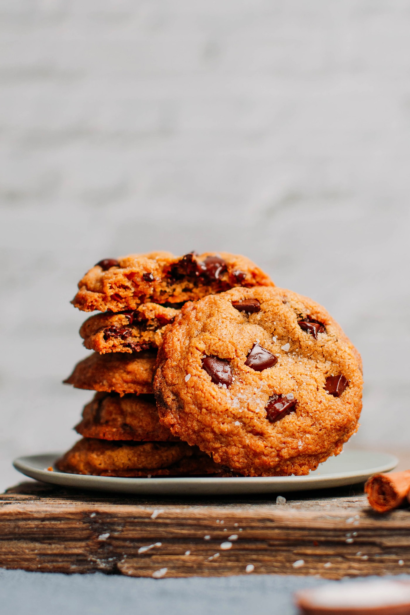 Vanilla Chocolate Chip Cookies (Vegan + GF)