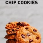 Vanilla Chocolate Chip Cookies (Vegan + GF)