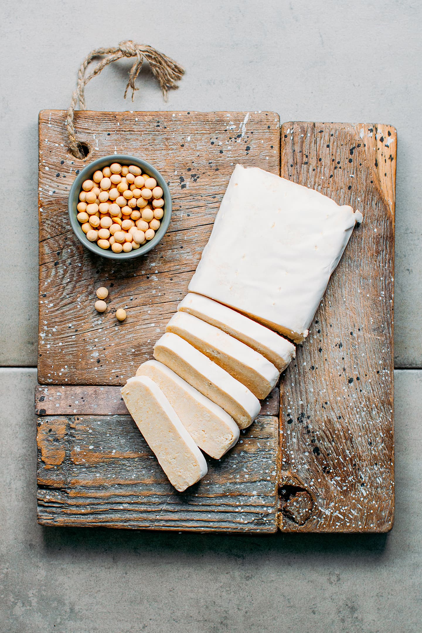 Okara Tempeh + Homemade Soy Milk