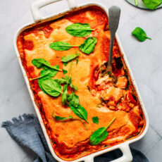 Cheesy Vegan Vegetable Bake