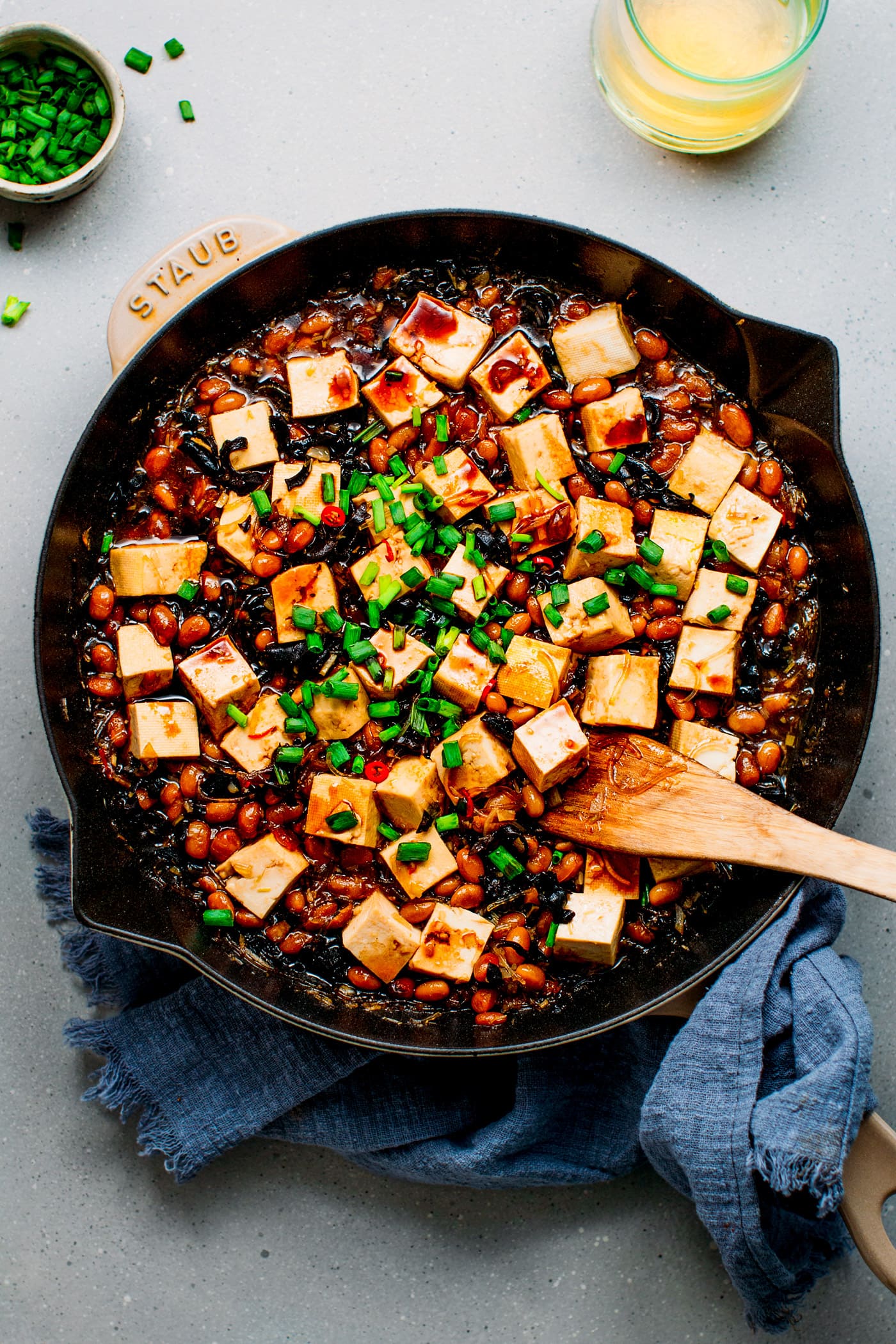 Vietnamese-inspired tofu dish in sweet and salty soybean sauce.