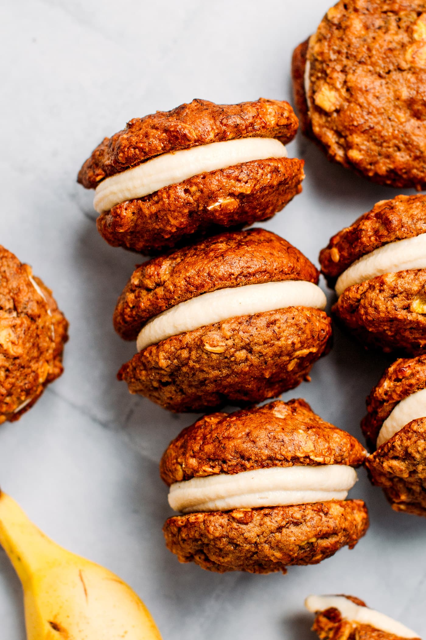 Vegan Banana Oatmeal Whoopie Pies