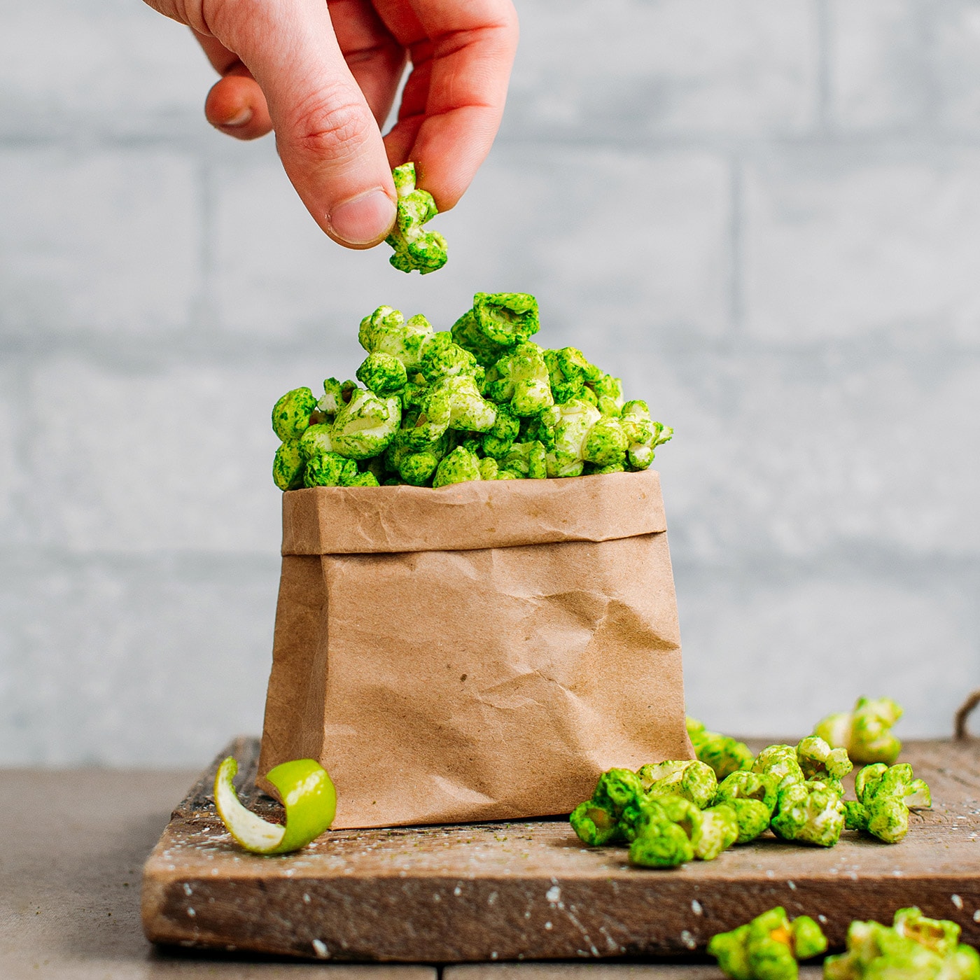Matcha Lime Popcorn