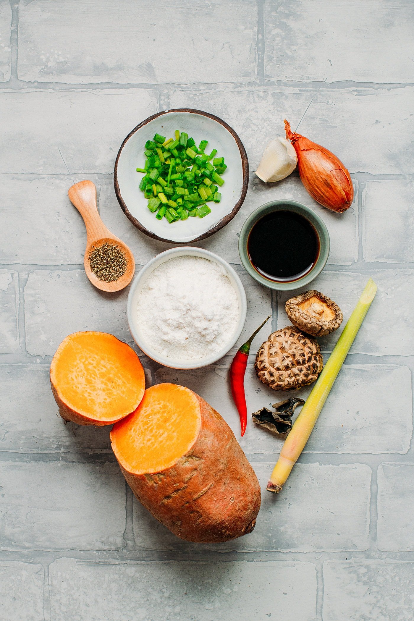 Sweet Potato Steamed Buns (Bao)