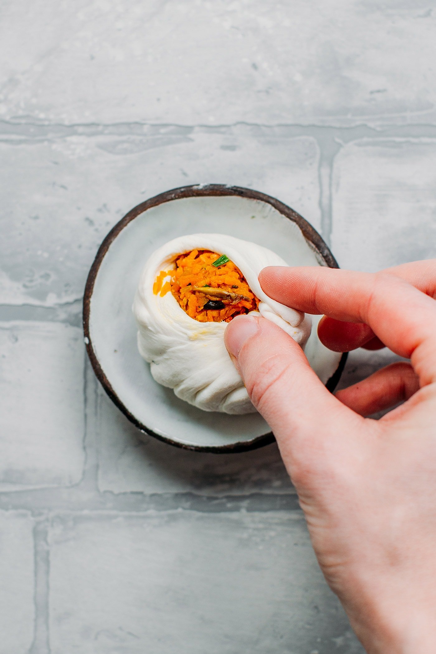 Sweet Potato Steamed Buns (Bao)