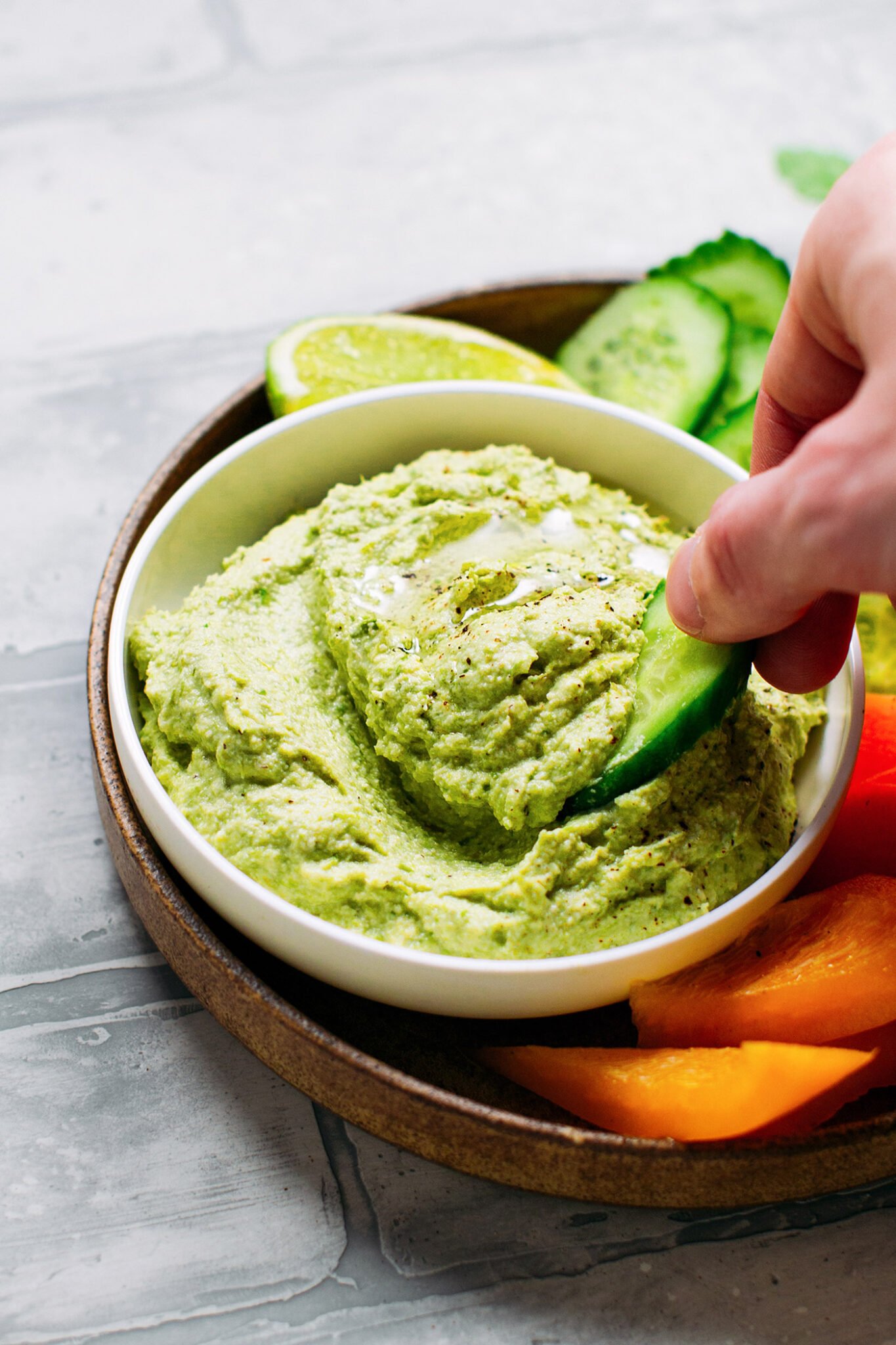 Roasted Asparagus Dip Full of Plants