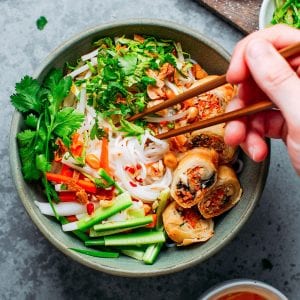 Vegan Bún Chả Giò