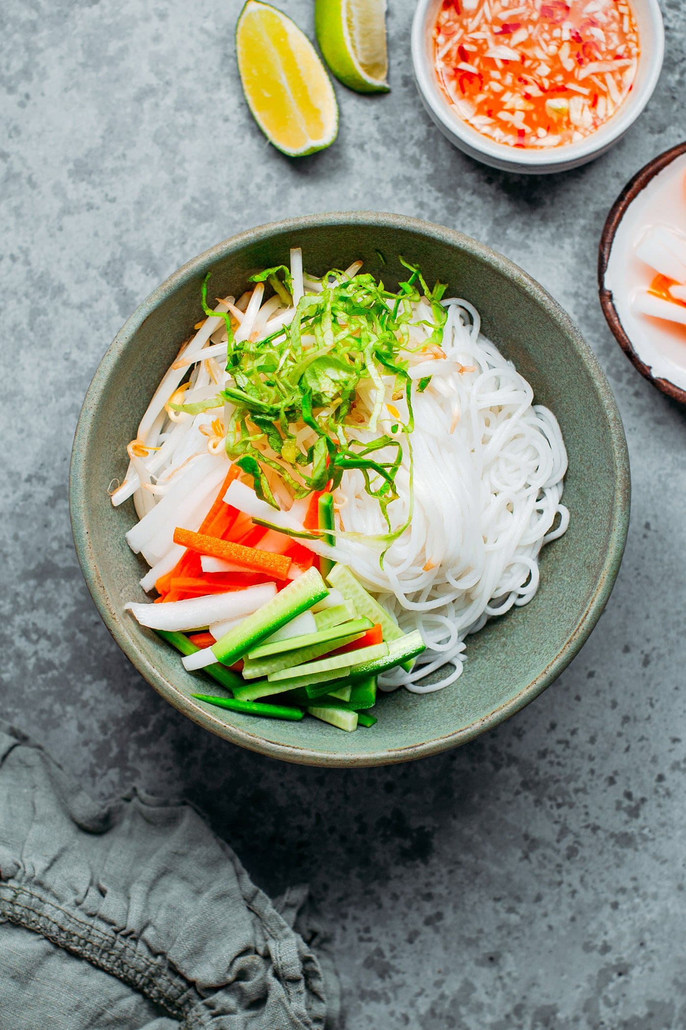 Vegan Bun Cha Gio Full of Plants