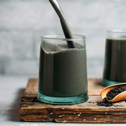 Black Sesame Cashew Milk