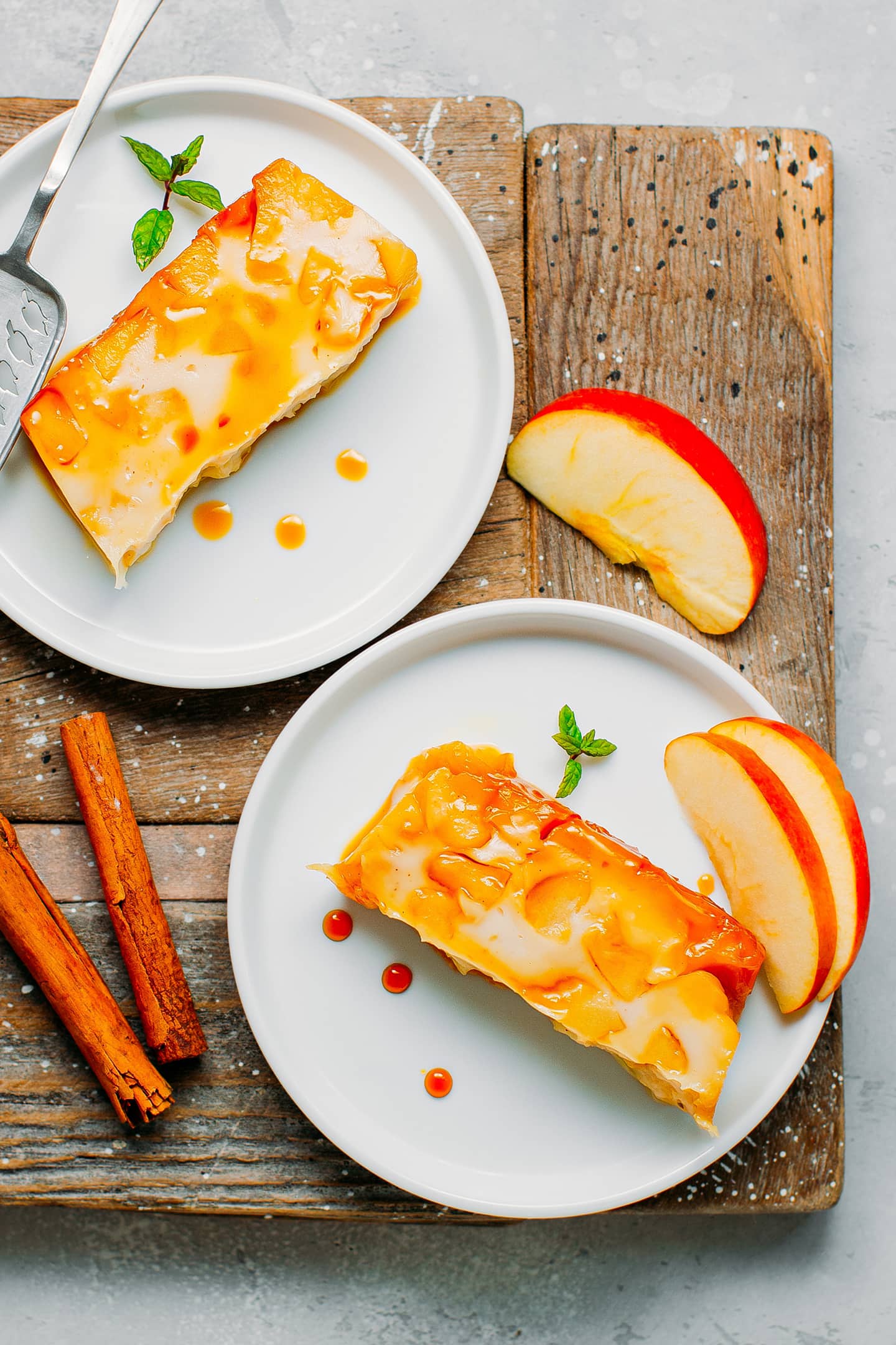 Apple Caramel Flan (Vegan / Gluten-Free)