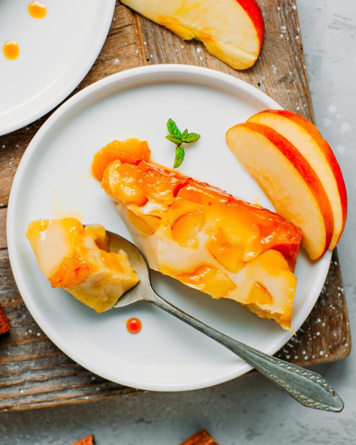 Apple Caramel Flan (Vegan / Gluten-Free)