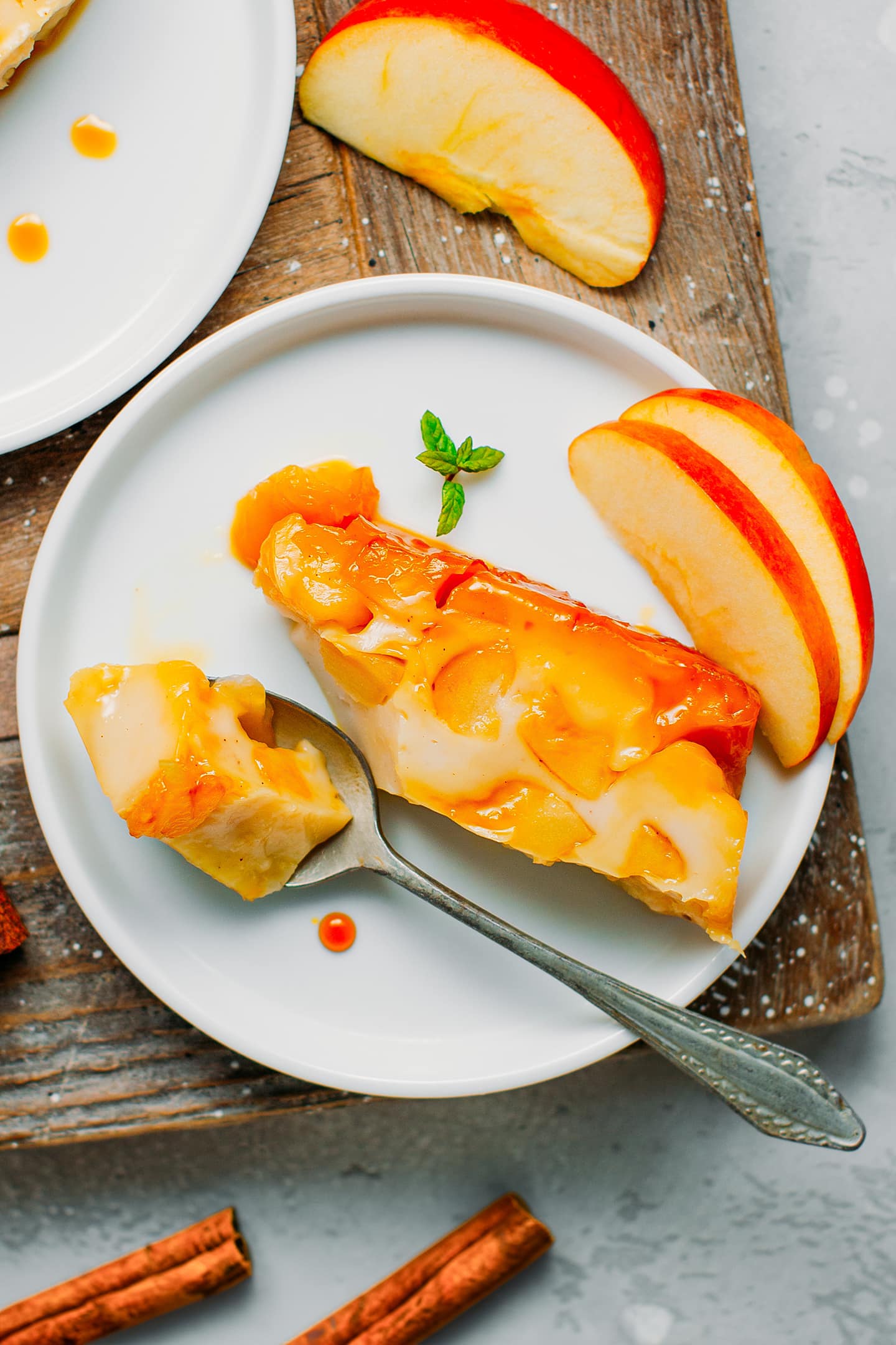 Apple Caramel Flan (Vegan / Gluten-Free)