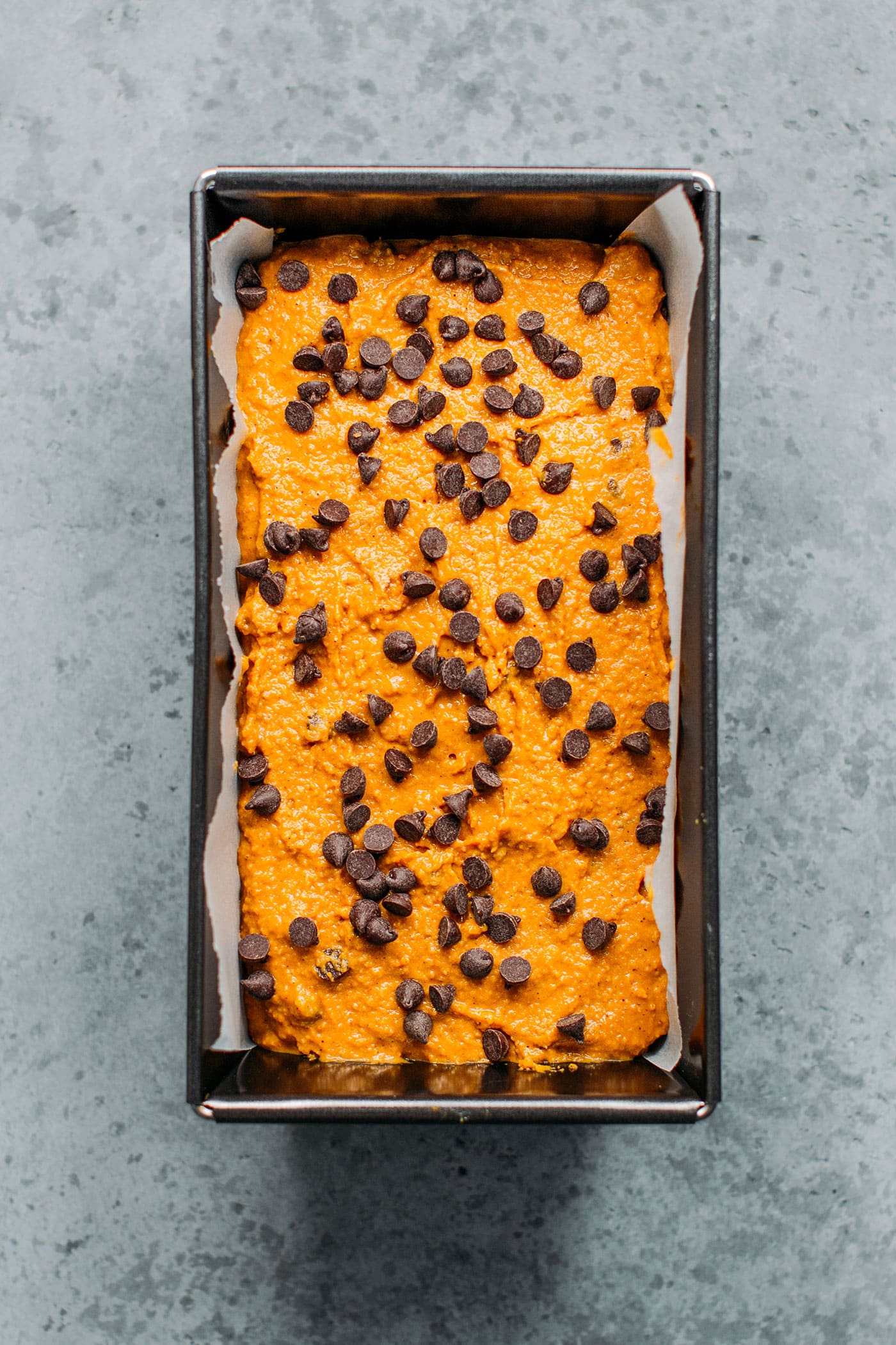 Candied Ginger & Chocolate Chip Pumpkin Bread