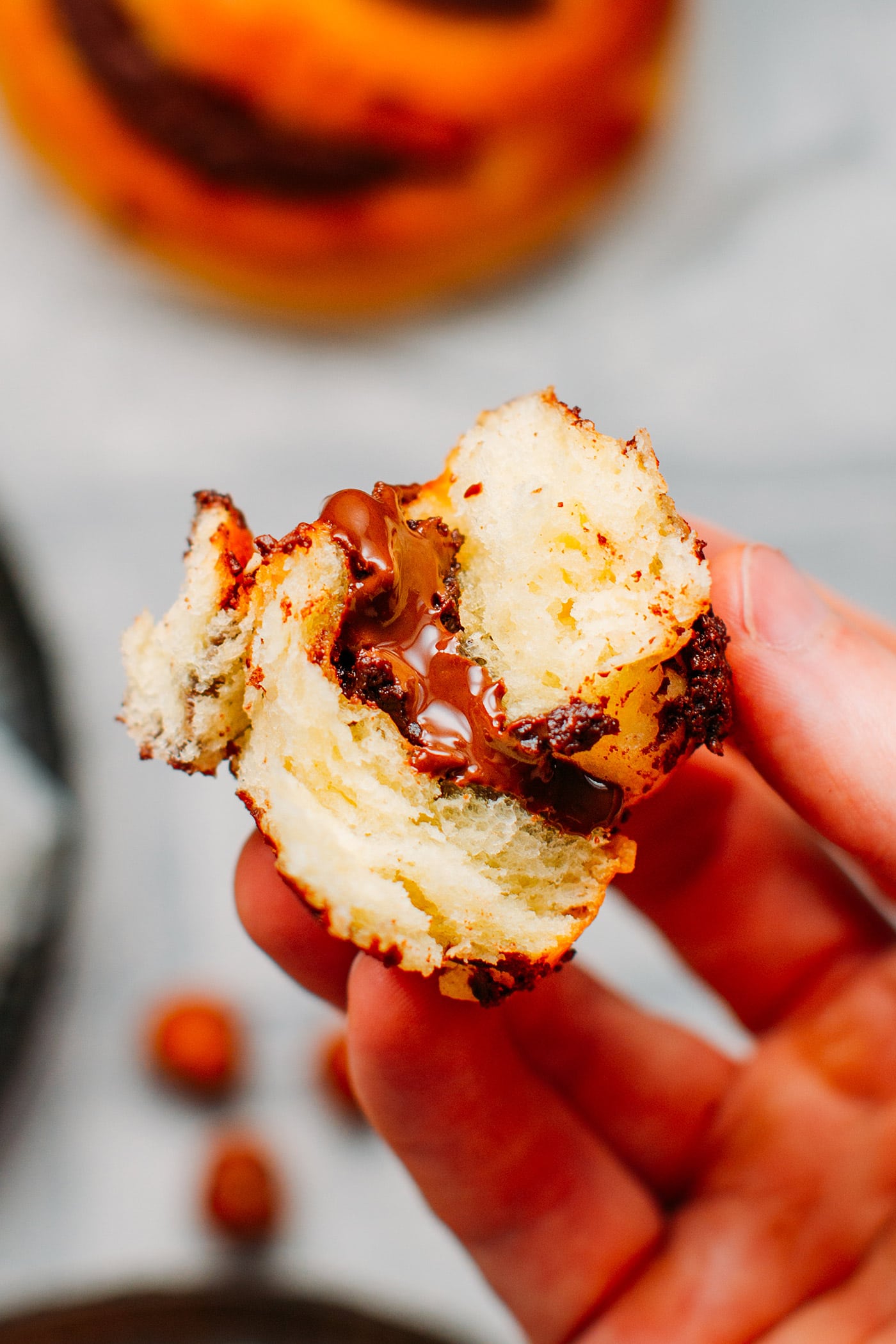 Vegan Chocolate Hazelnut Rolls