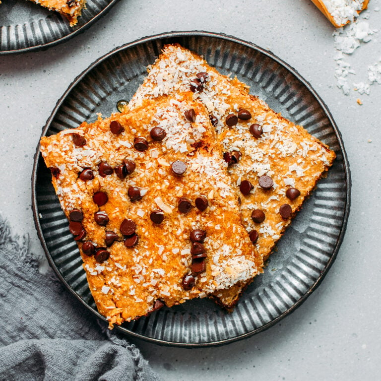 Sheet-Pan Coconut Pancakes (Vegan / Gluten-Free)