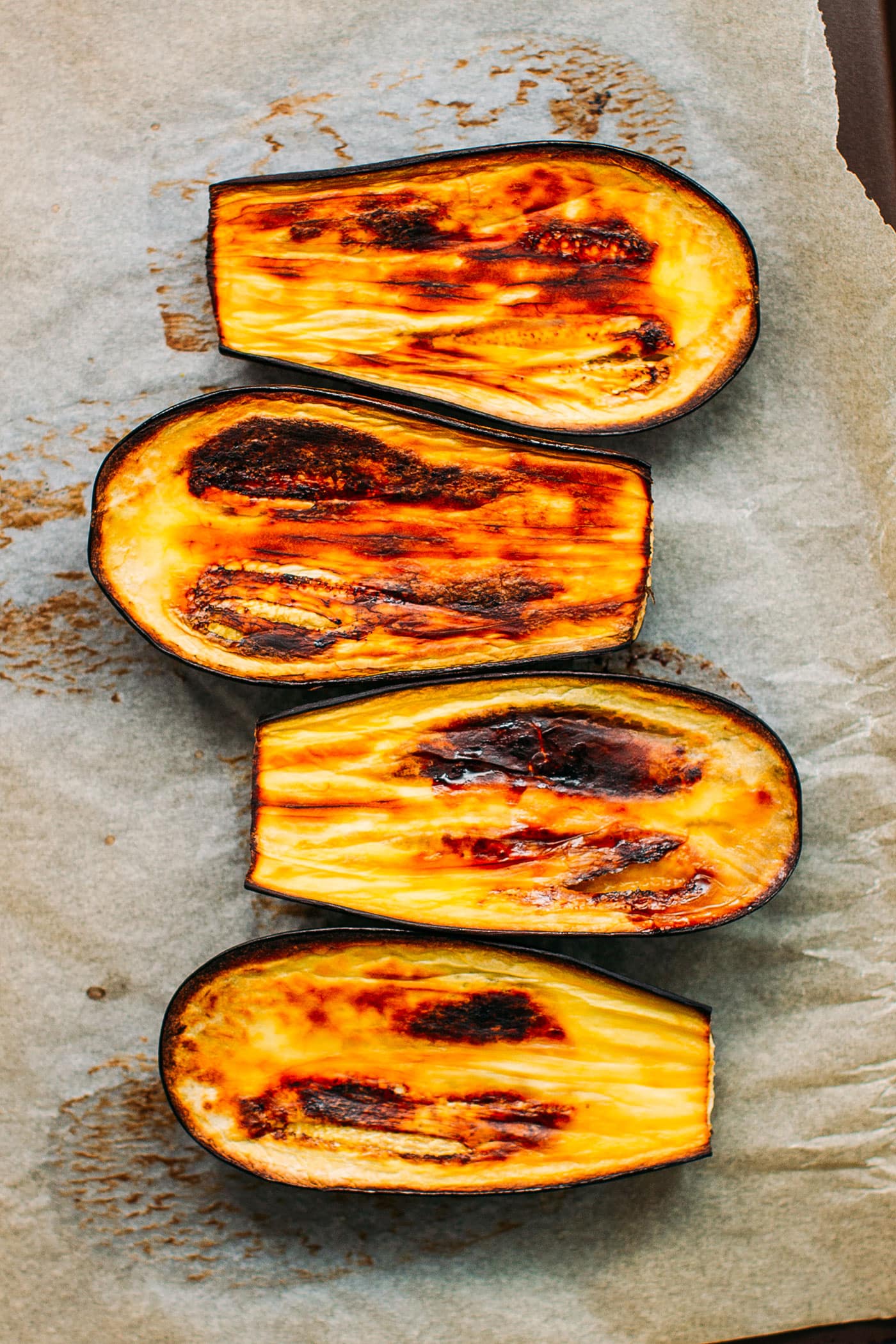 Eggplant Dip with Smoky Tempeh Scramble