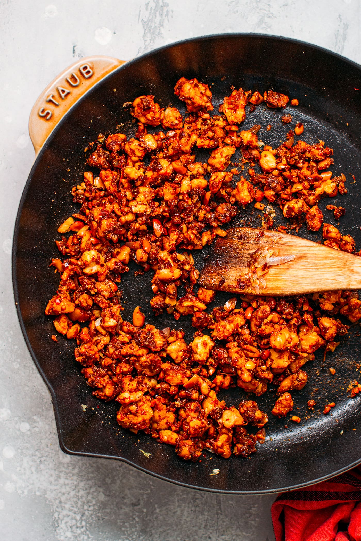 Eggplant Dip with Smoky Tempeh Scramble