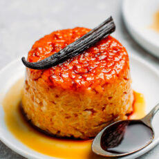 Easy Vegan Caramel Rice Pudding