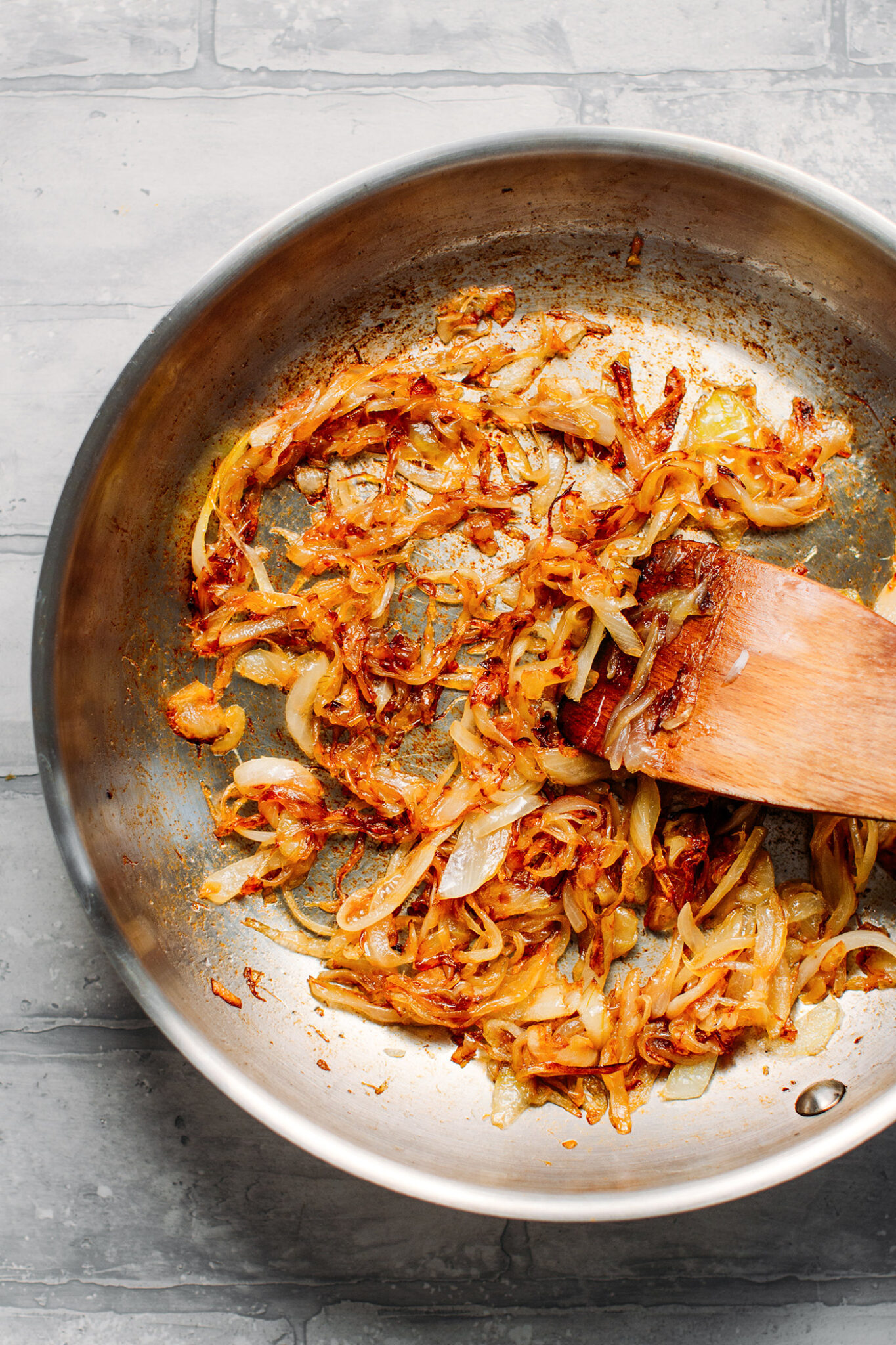 Creamy Caramelized Onion Pasta - Full Of Plants