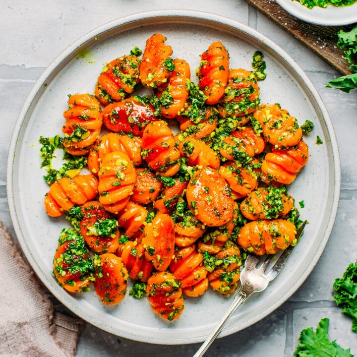 Sweet Potato Gnocchi with Kale Pesto Full of Plants