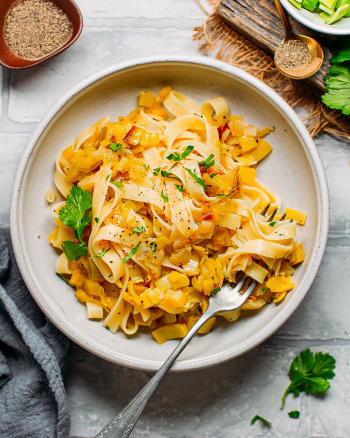 Easy Leek Pasta