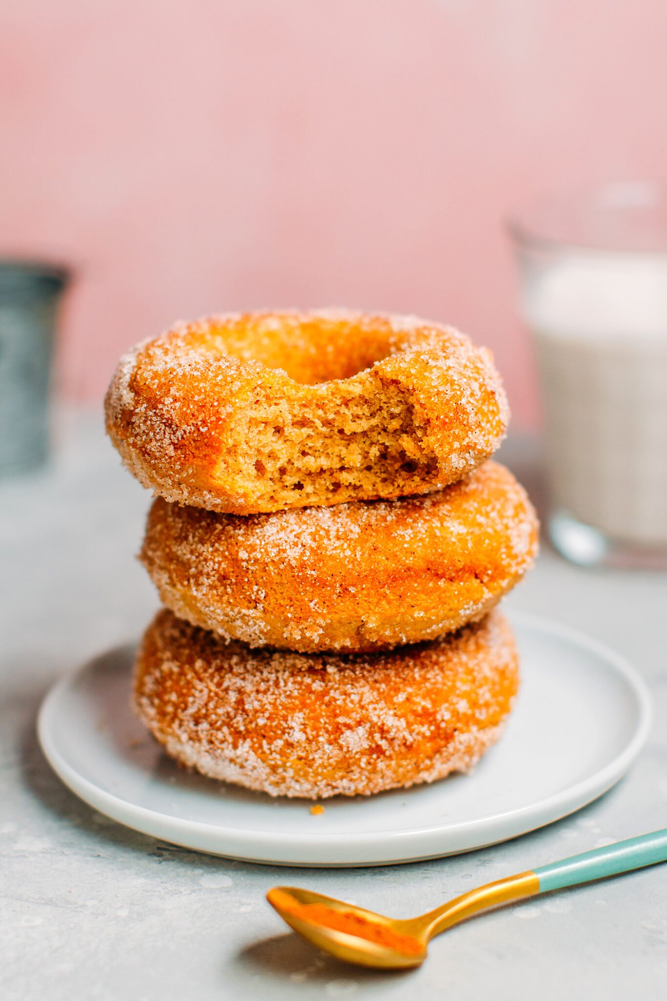 Vegan Cinnamon Sugar Donuts (GlutenFree) Full of Plants