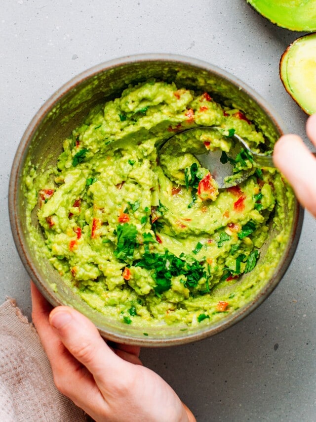 Guacamole with SunDried Tomatoes Full of Plants