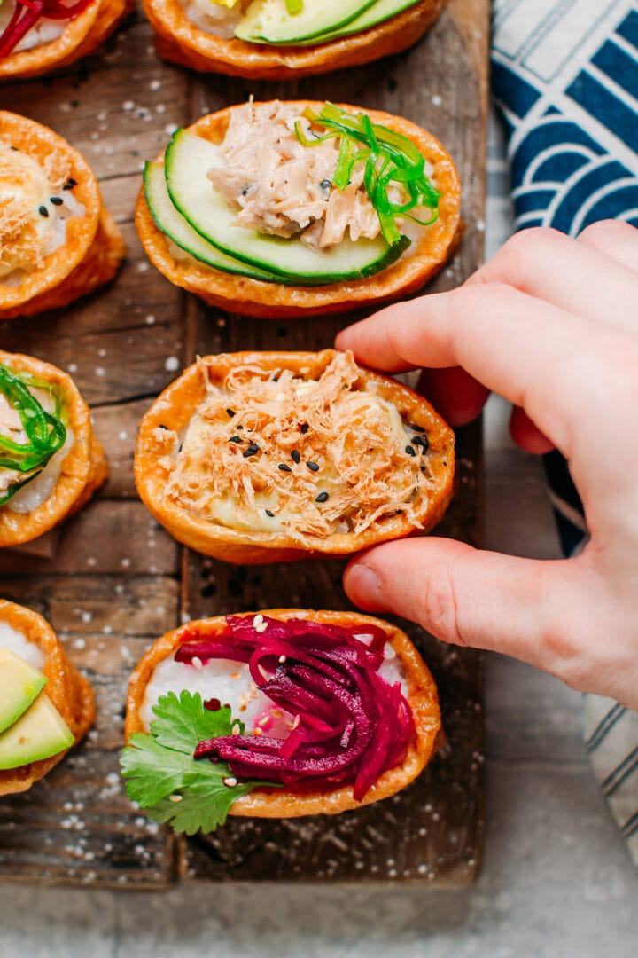 Vegan Inari Sushi - Full of Plants