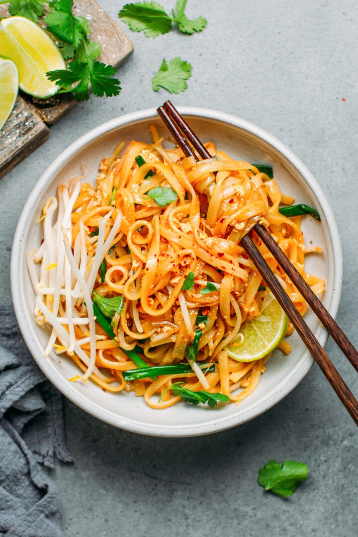 The Best Vegan Pad Thai - Full of Plants