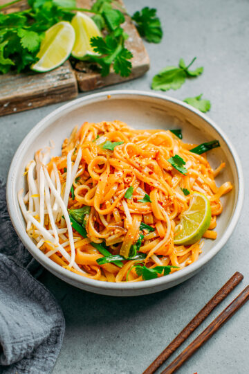 The Best Vegan Pad Thai - Full of Plants