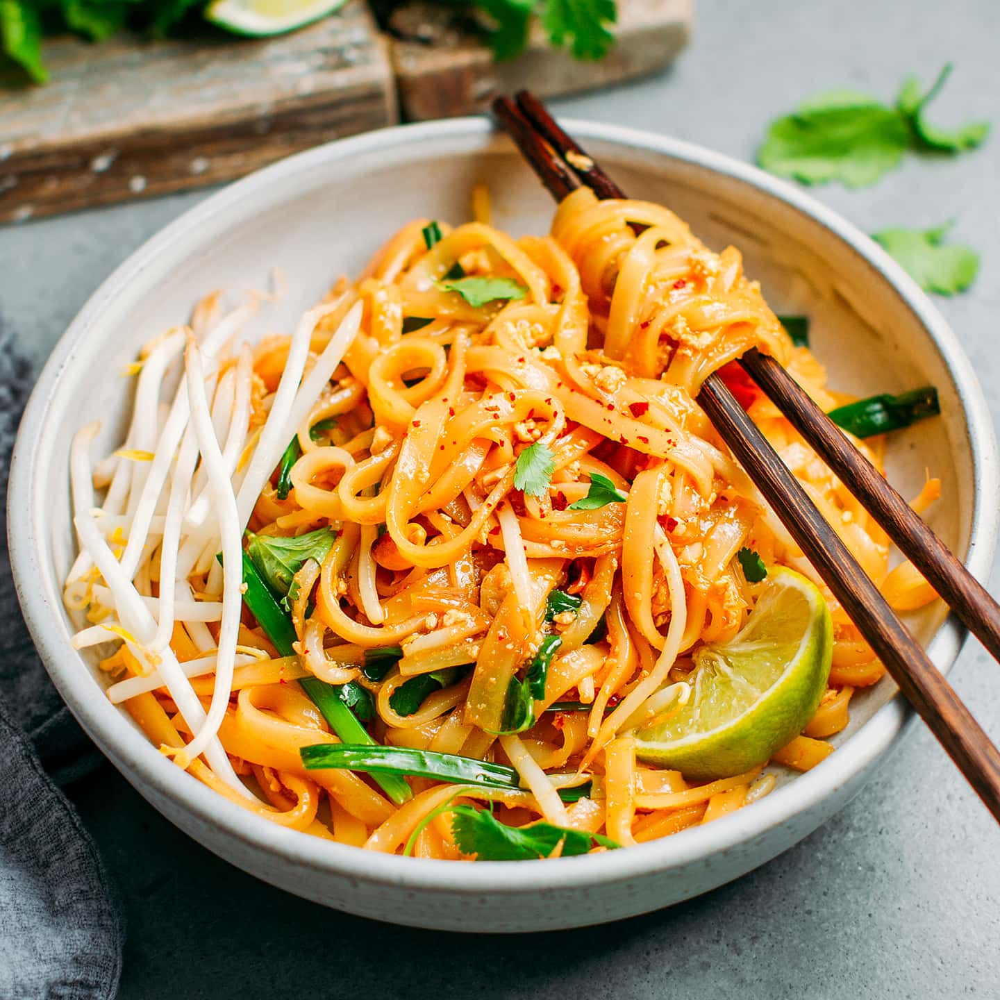 The Best Vegan Pad Thai - Full of Plants