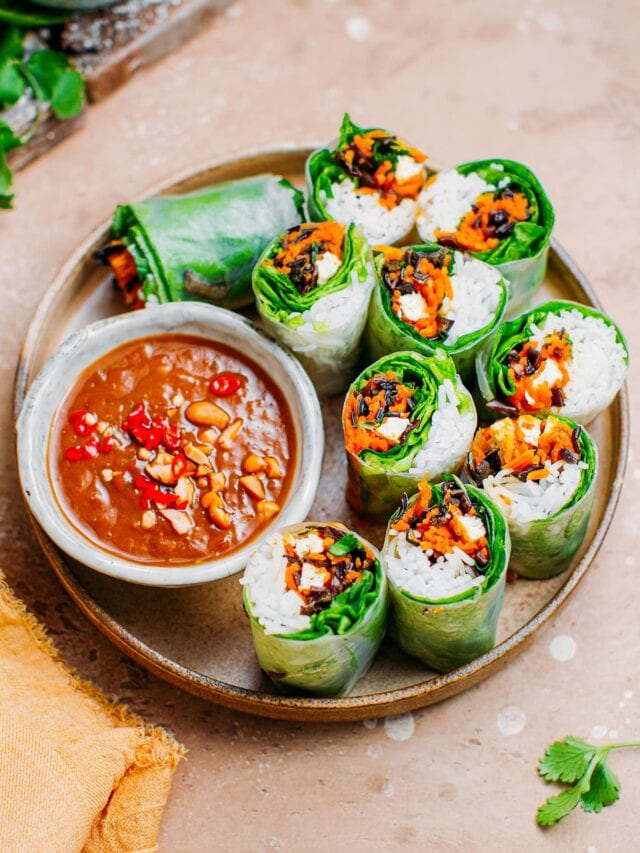 Vegan Vietnamese Spring Rolls (Gỏi Cuốn)