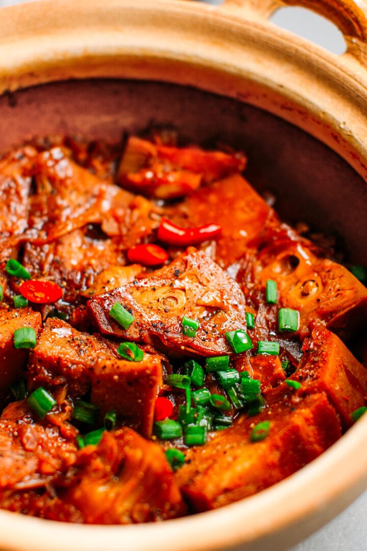 Braised Jackfruit - Full of Plants