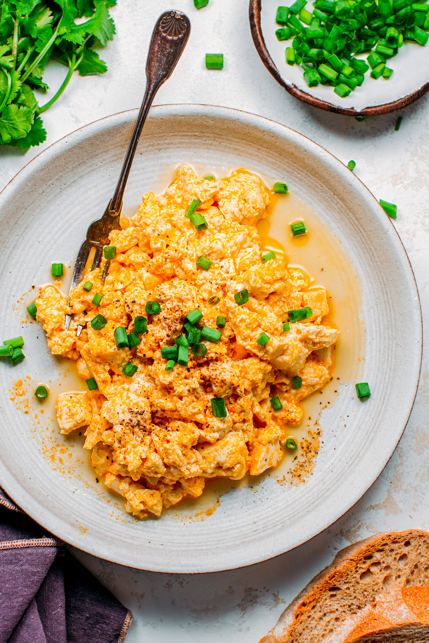 The Creamiest Tofu Scramble Full Of Plants