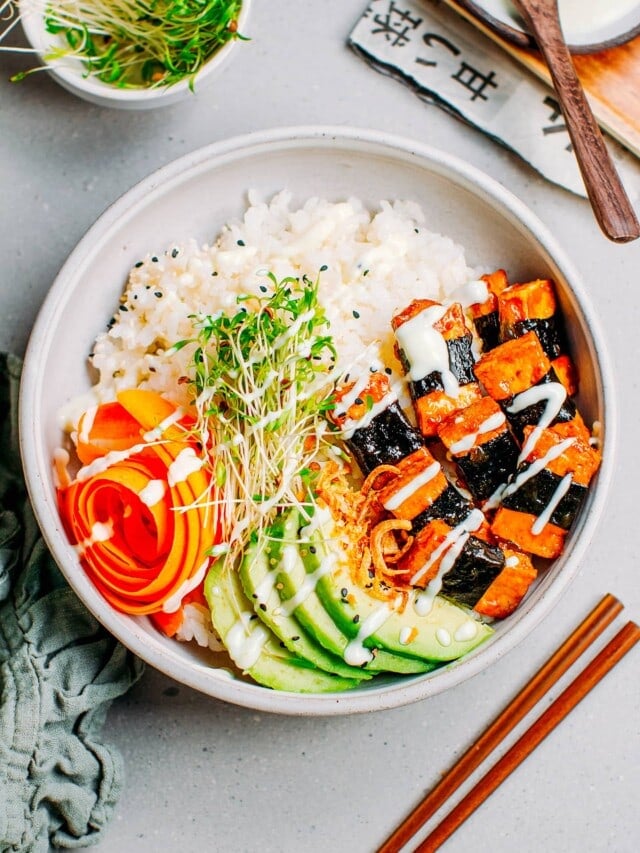 Vegan Sushi Bowls - Full of Plants