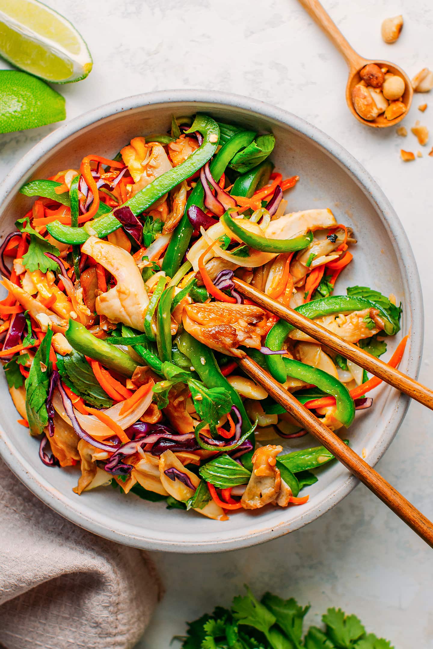 Vietnamese Mushroom & Tofu Salad - Full of Plants