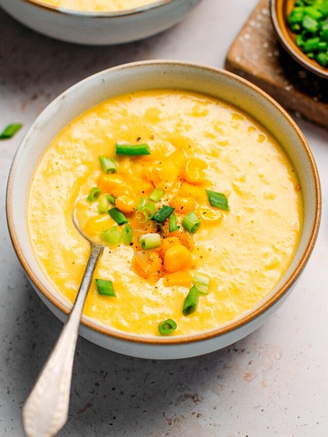 Easy Vegan Corn Soup