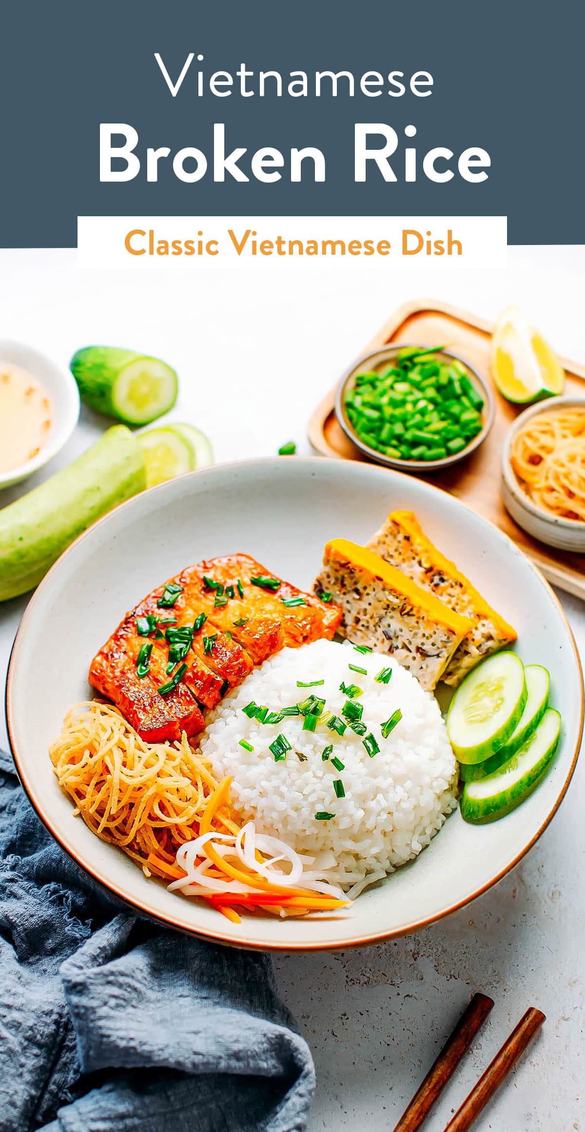 Vietnamese Broken Rice C m T m Chay Full Of Plants