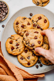 Perfect Vegan Chocolate Chip Cookies - Full Of Plants