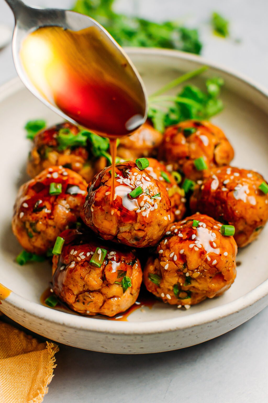 Vegan Tempeh Meatballs - Full of Plants