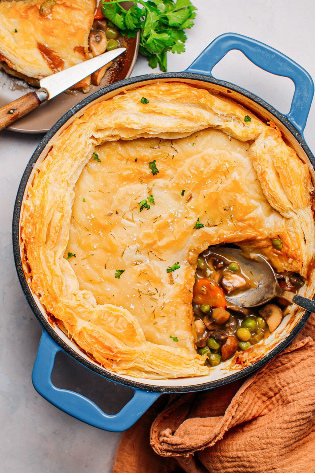 Vegan Mushroom Pot Pie - Full of Plants