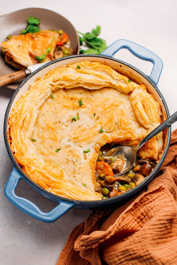 Vegan Mushroom Pot Pie - Full of Plants